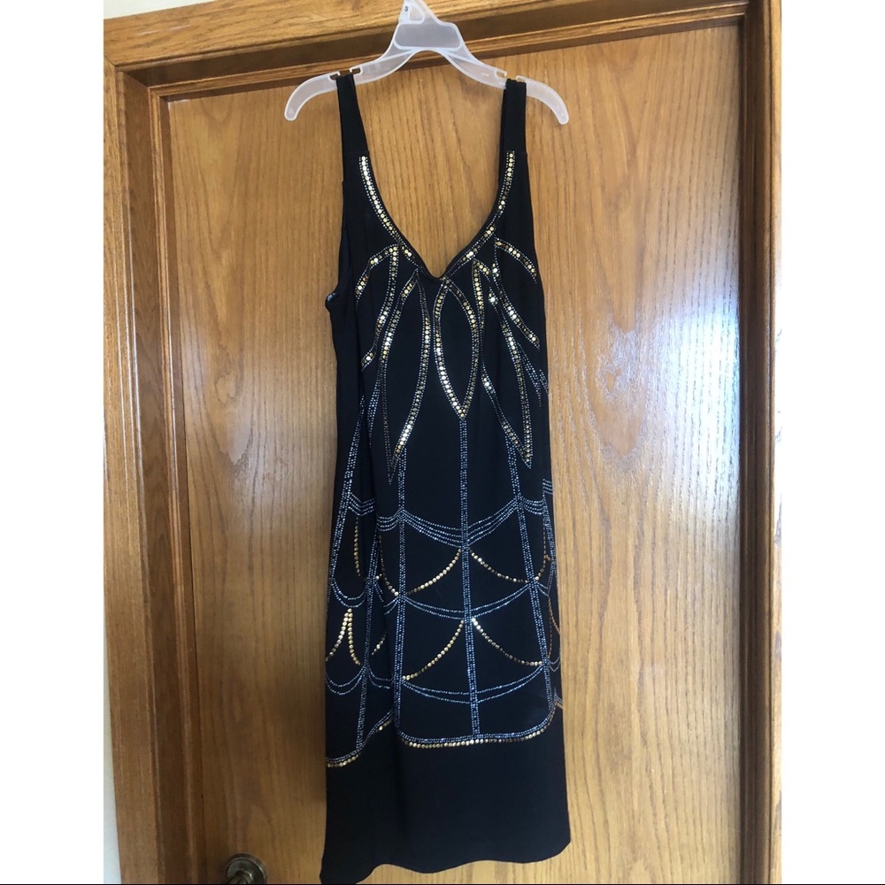 Sparkly black dress